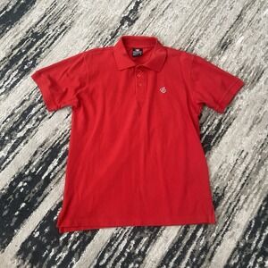 South Pole Vintage Y2K Polo Shirt Adult Sz Small Red Short Sleeve Collared